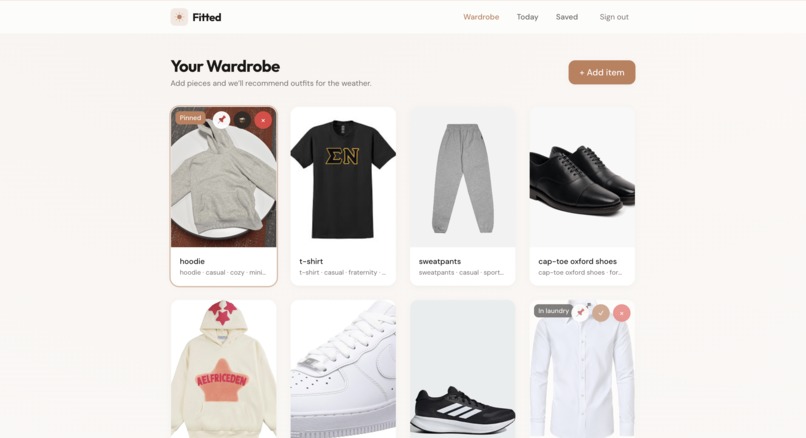 Fitted – screenshot 1