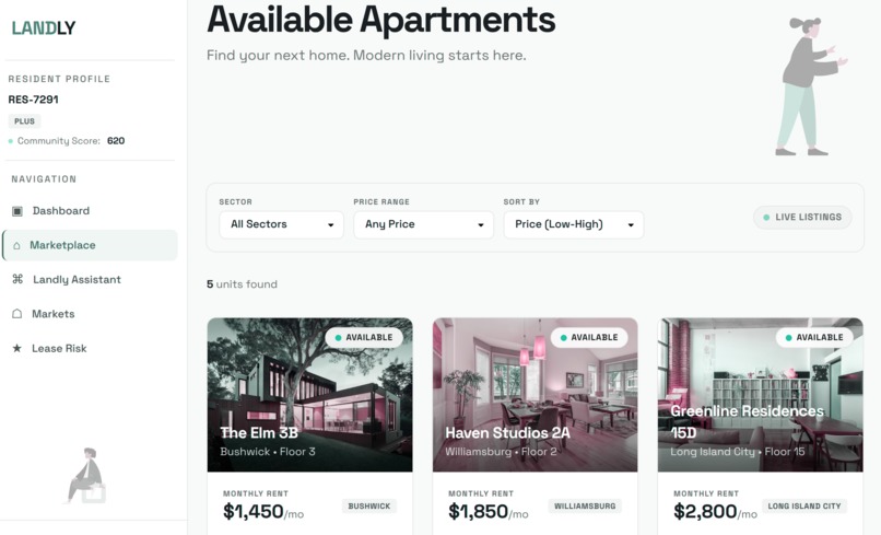 Landly – screenshot 2