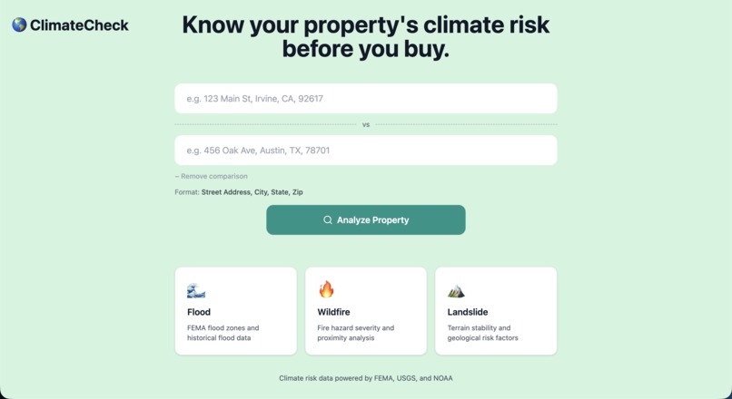 ClimateCheck – screenshot 2