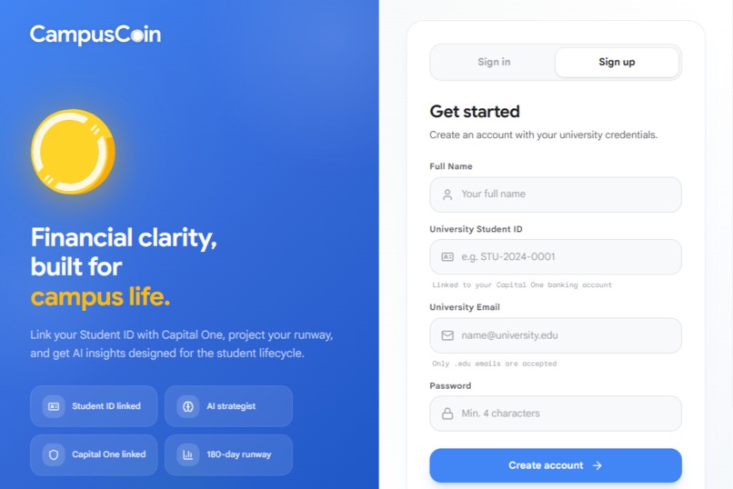 CampusCoin – screenshot 1