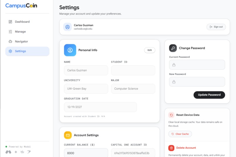 CampusCoin – screenshot 5