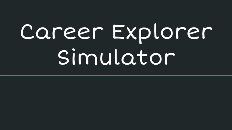 Career Explorer Simulator – screenshot 1