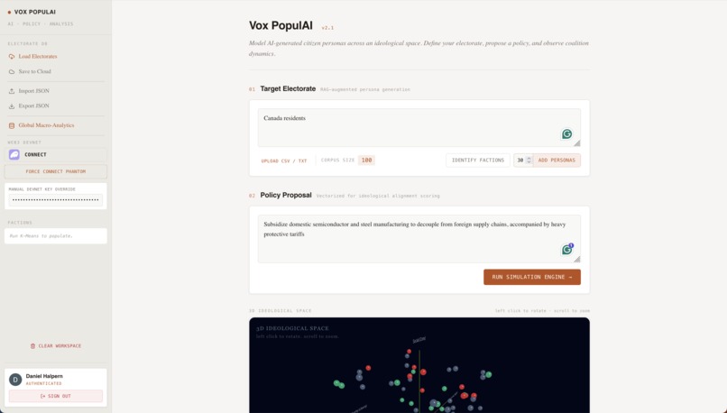 Vox PopulAI – screenshot 1