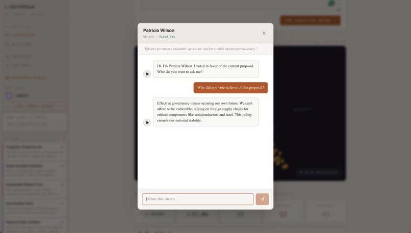 Vox PopulAI – screenshot 4