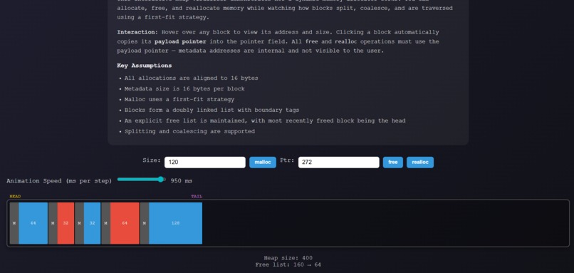 Malloc Visualizer – screenshot 1