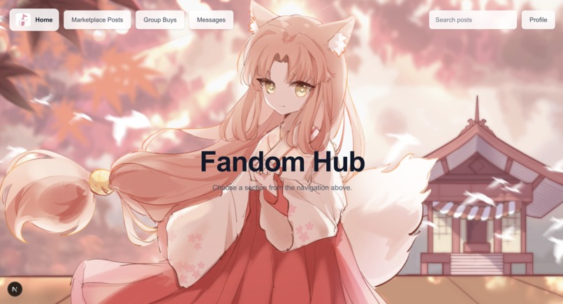 Fandom Hub – screenshot 1