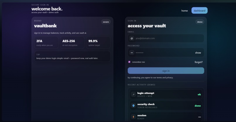 Vault Bank – screenshot 4