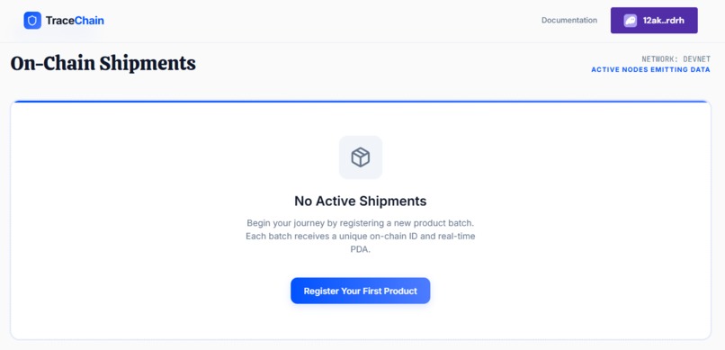 TraceChain (Supply Chain Tracker) – screenshot 2