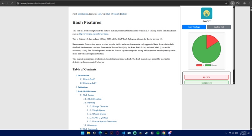 DeepTxT – screenshot 3