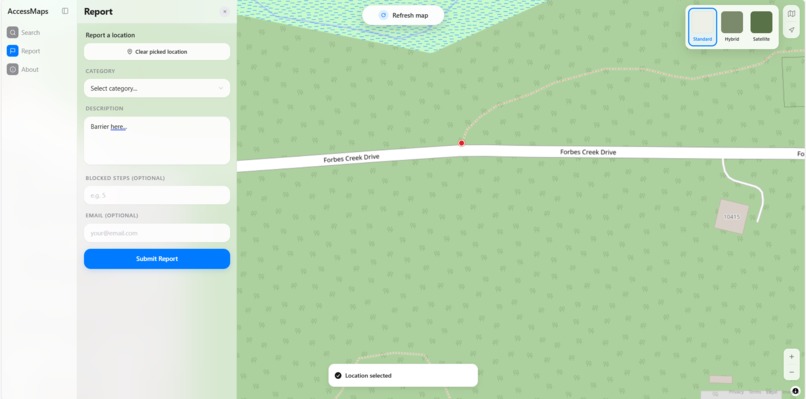 AccessMaps – screenshot 1