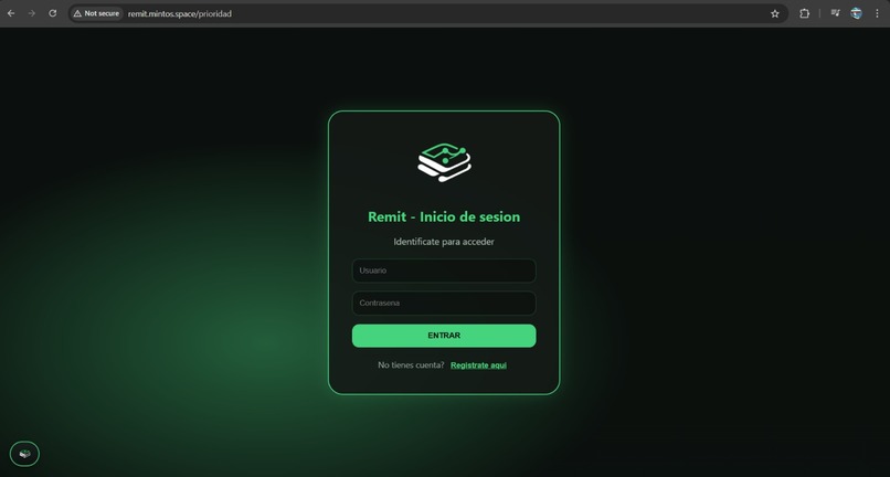 Remit – screenshot 1