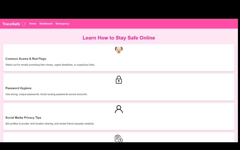 SafeTrace – screenshot 3