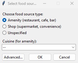 Food Location Suggester – screenshot 2