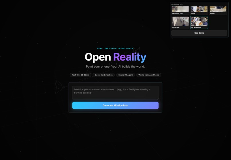 OpenReality – screenshot 1