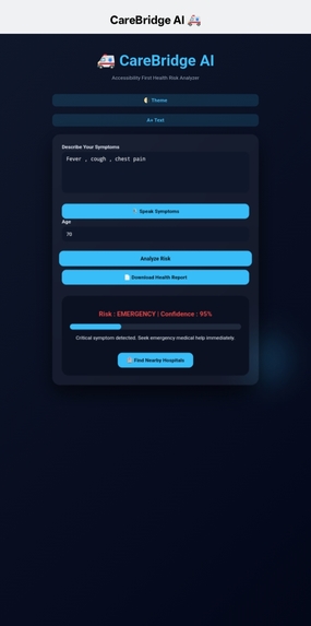 CareBridge AI – screenshot 2