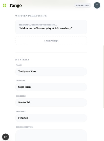 Tango – screenshot 3