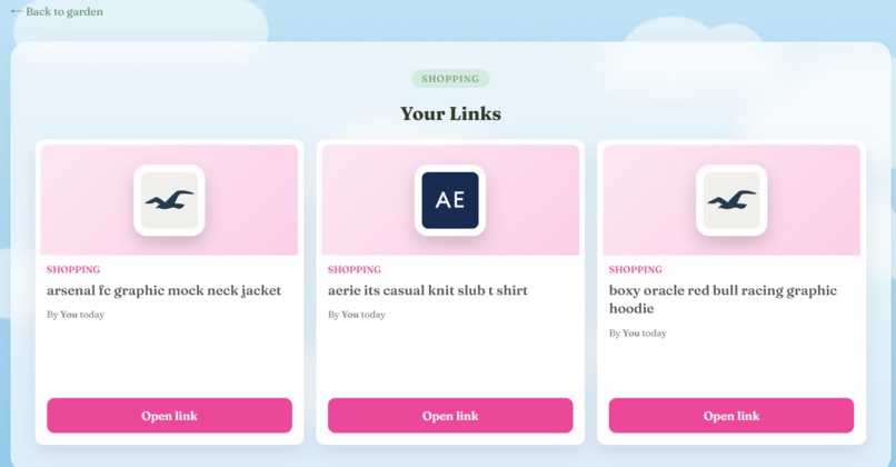 Link Garden  – screenshot 4