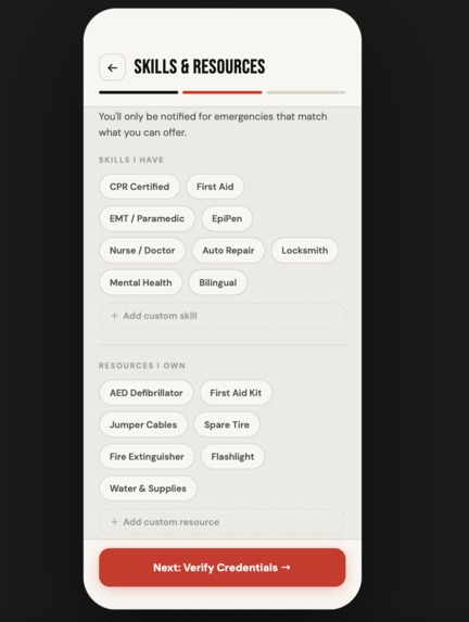 FirstNet – screenshot 2