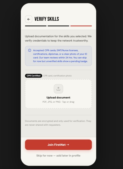 FirstNet – screenshot 5