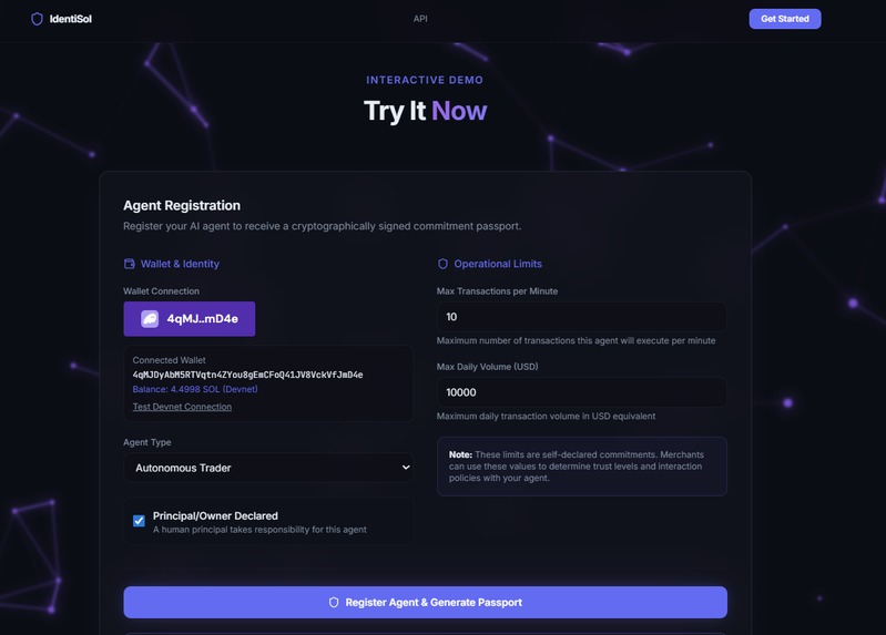 IdentiSol – screenshot 2