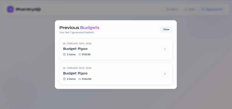 PantryIQ – screenshot 2