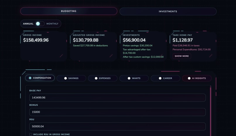 FinCmd – screenshot 1