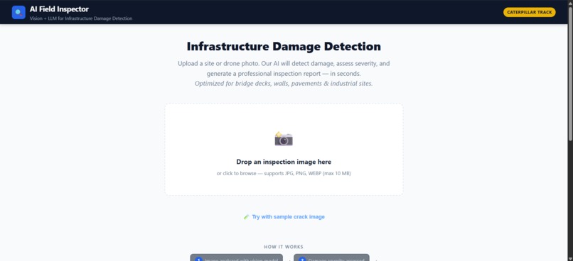 AI-Powered Infrastructure Inspection System – screenshot 2
