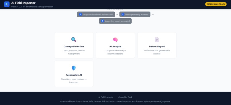 AI-Powered Infrastructure Inspection System – screenshot 1