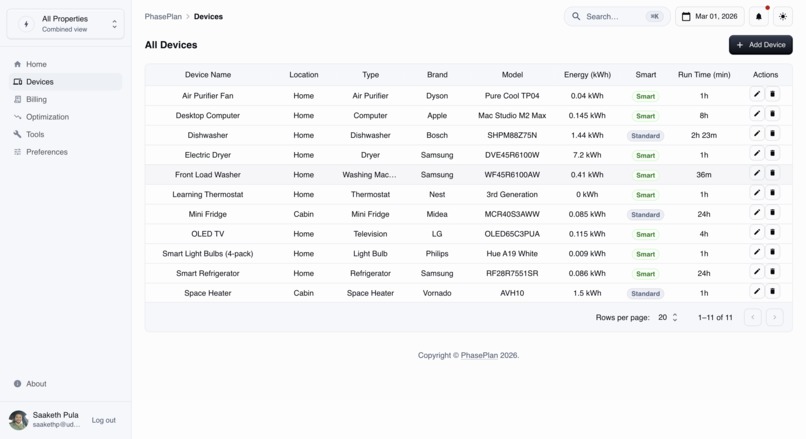 PhasePlan – screenshot 4