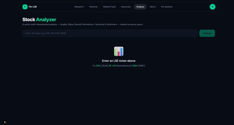Fin-LSE – screenshot 6