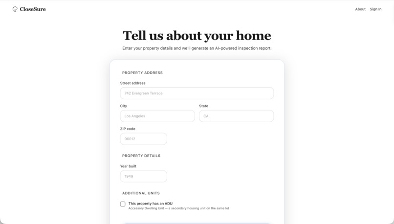 CloseSure – screenshot 2
