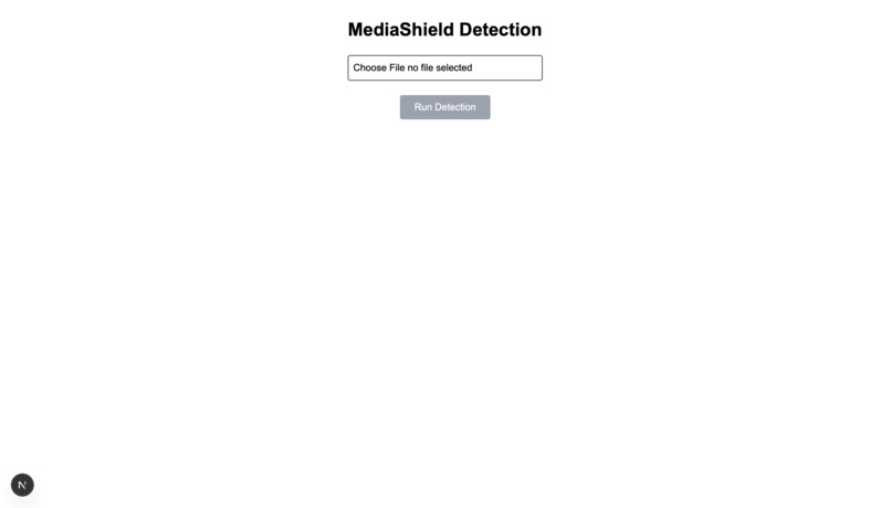 MediaShield AI Generated & Deepfake Image Detection Platform – screenshot 1