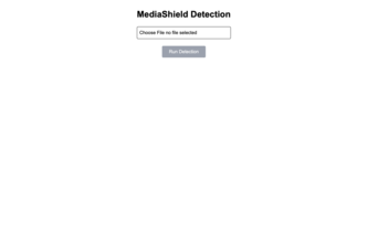 MediaShield AI Generated & Deepfake Image Detection Platform