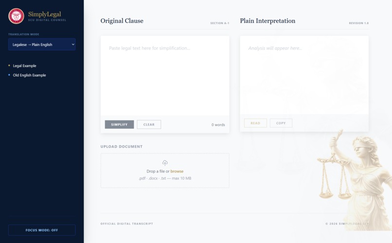 SimplyLegal – screenshot 1