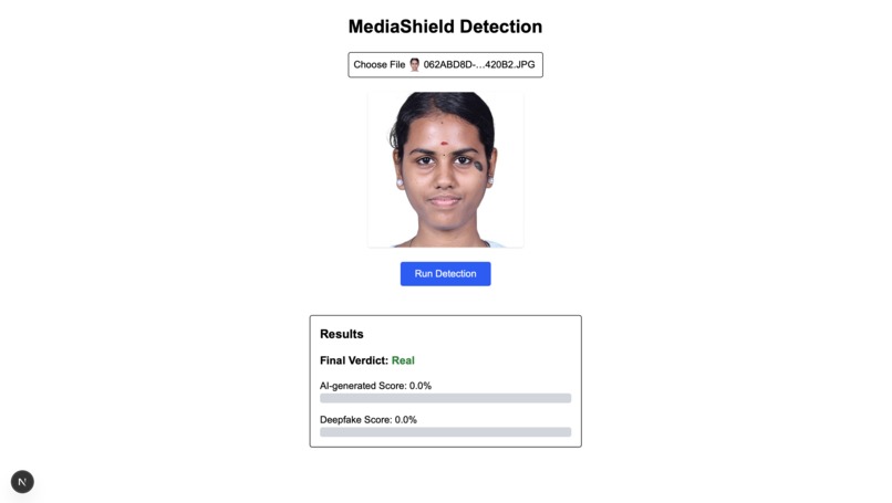 MediaShield AI Generated & Deepfake Image Detection Platform – screenshot 2