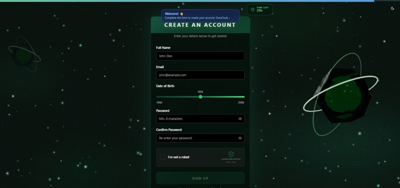 AstroPain Signup – screenshot 3