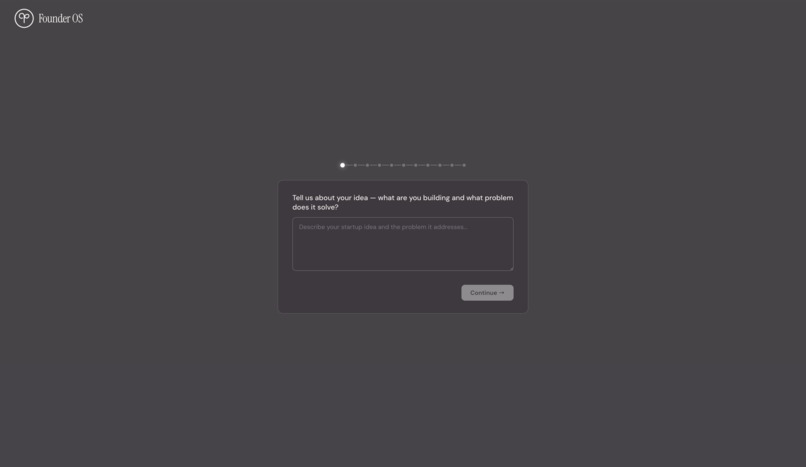 Founder OS – screenshot 1