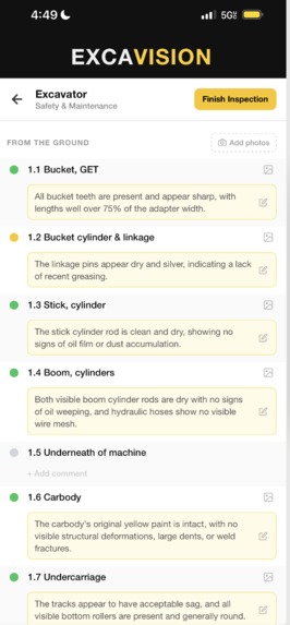ExcaVision – screenshot 1
