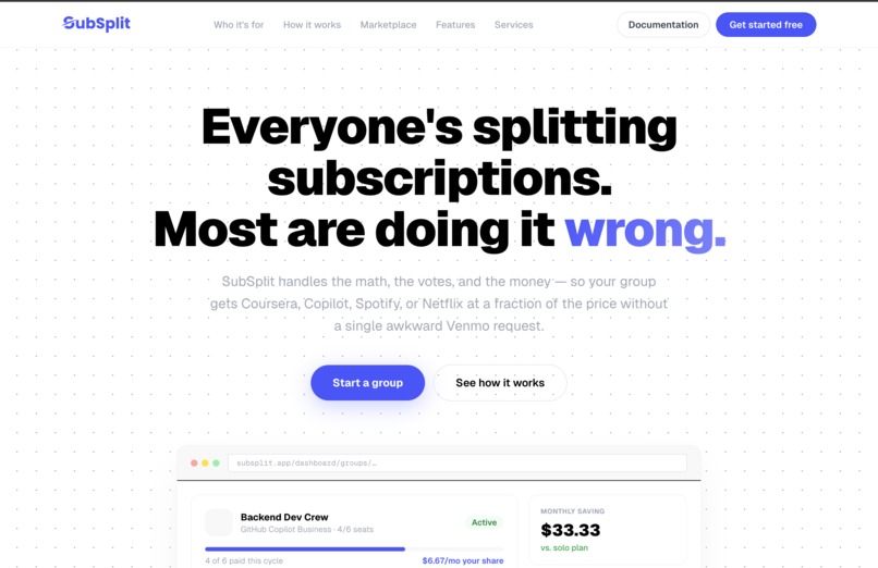 SubSplit – screenshot 1