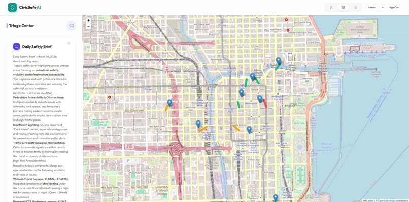 CivicSafe AI – Smart Route & Safety Copilot – screenshot 2