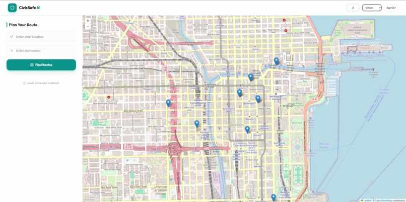 CivicSafe AI – Smart Route & Safety Copilot – screenshot 5