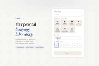Rosetta - A Language Learning App