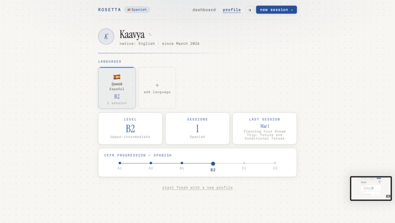 Rosetta - A Language Learning App – screenshot 2
