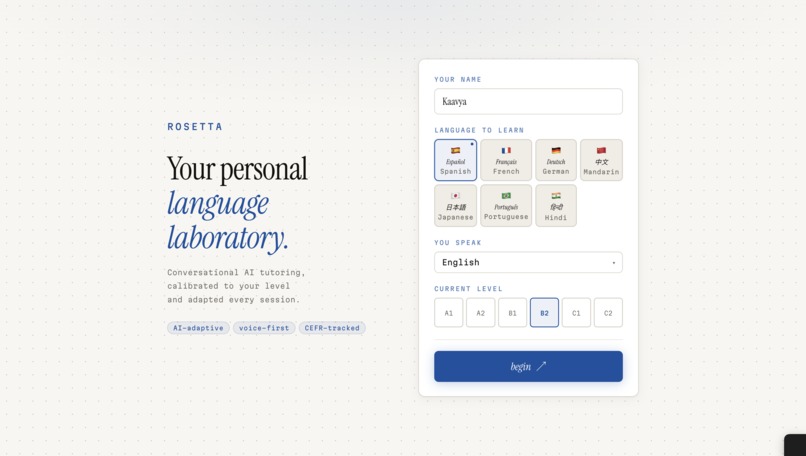 Rosetta - A Language Learning App – screenshot 3