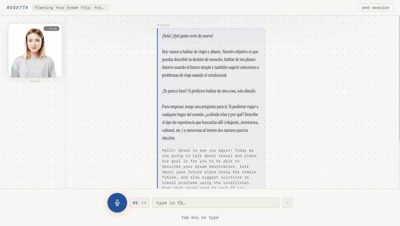 Rosetta - A Language Learning App – screenshot 4
