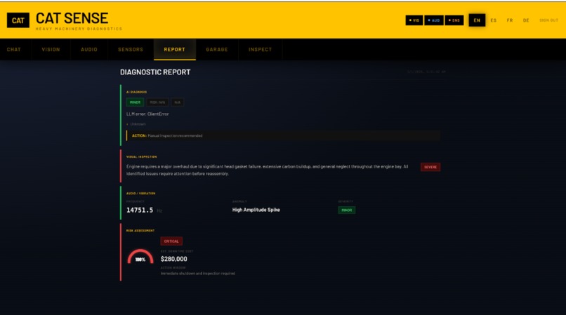 CATSense – screenshot 2