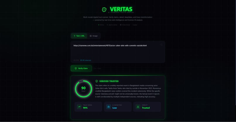 Veritas AI – screenshot 2