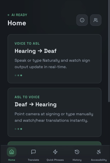 AstraSign — ASL Translator – screenshot 1