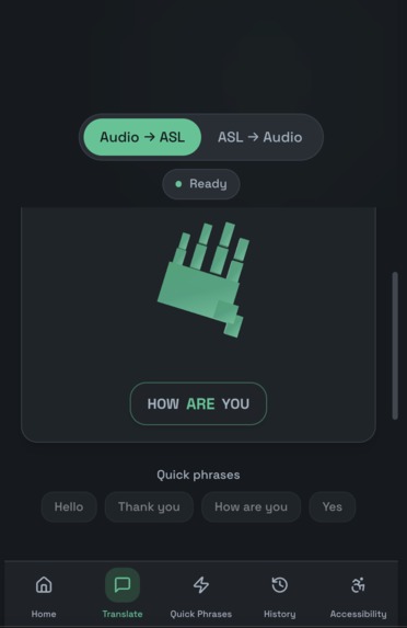 AstraSign — ASL Translator – screenshot 2