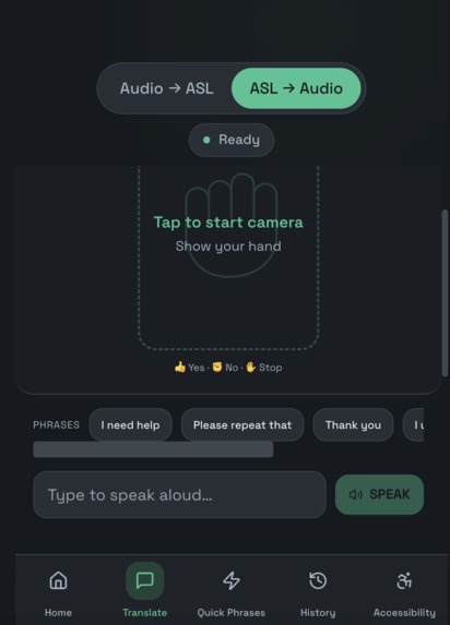 AstraSign — ASL Translator – screenshot 3